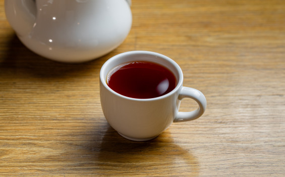 RED TEA POT