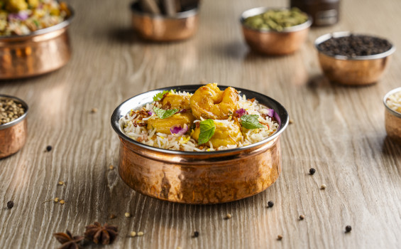 PRAWNS DUM BIRYANI